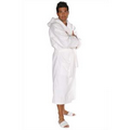 Women's and Men's Terry Velour Hooded Bathrobe